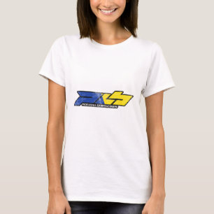 Camiseta Picklell Design Distressed Azul Amarelo Ucrânia