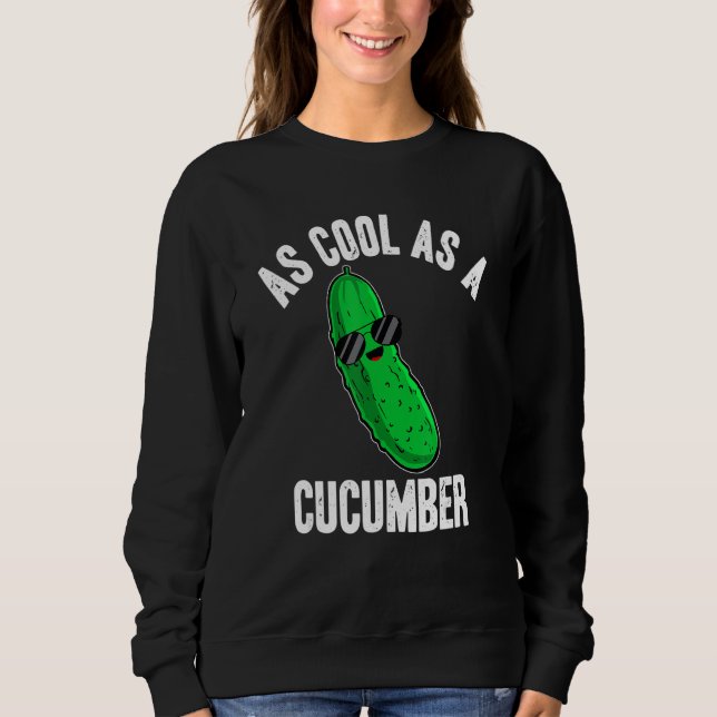 Camiseta Pickles As Cool as a Cucumber  Pickle Saying (Frente)