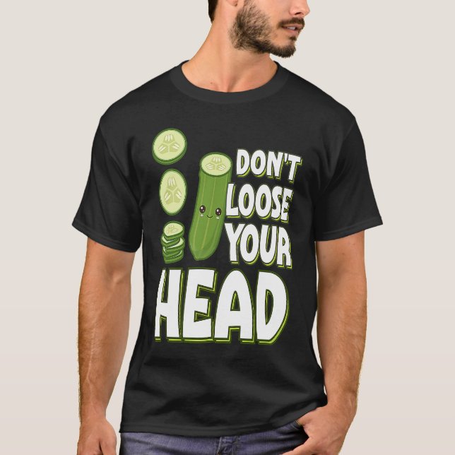Camiseta Picle Pun Não perca a cabeça (Frente)