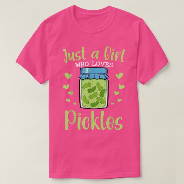 Camiseta Picles Dançando Cubo Verde Gir Engraçado (Frente do Design)