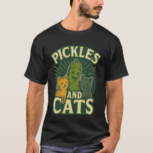 Camiseta Picles e Gatos Mãe de Gato Dona Técnica de Veterin