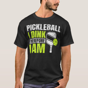 Camiseta Picles Engraçado Eu Dinko Portanto Eu
