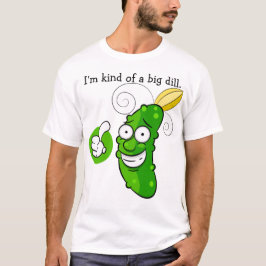 Camiseta picles engraçados, cartoon big dill