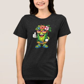 Camiseta Picles engraçados de praia com vibes tropicais hav