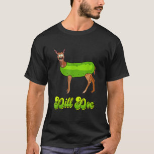 Camiseta Picles Engraçados Dill Doe Veado ou Rena Homens Ad
