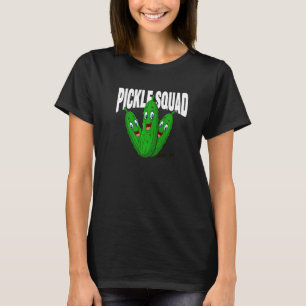 Camiseta Picles Esquadrão Únicos Cute Picles de Dill Vegano