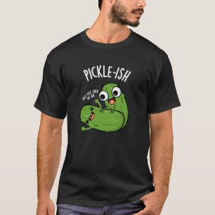 Camiseta Picles-ish Gatinho Engraçado Picles Piadas BG Escu