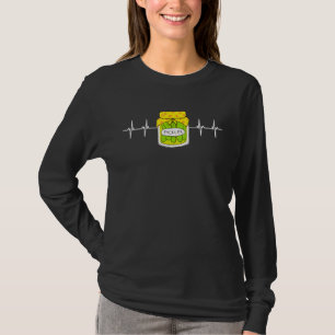 Camiseta Picles Picle Pickle Pickle Jar Enlatado Comida