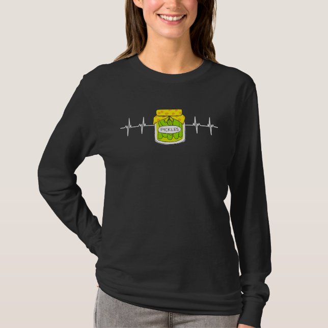 Camiseta Picles Picle Pickle Pickle Jar Enlatado Comida (Frente)