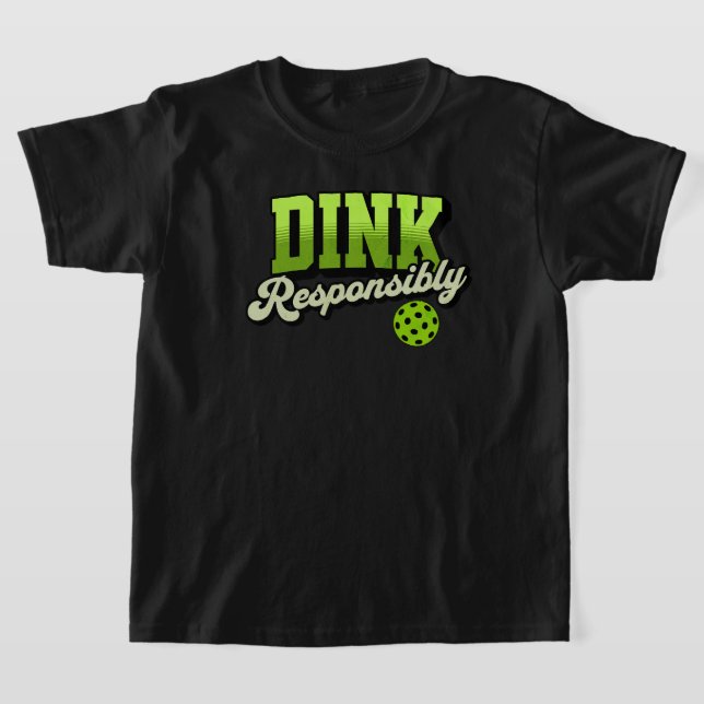 Camiseta Picles Responsavelmente Piada de Pickleball (Postura )
