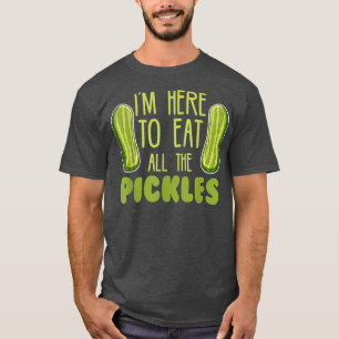 Camiseta Picles Season Puns Vegetais Citação Vegan Vegetari