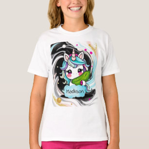 Camiseta Picles Unicórnio Personalizável