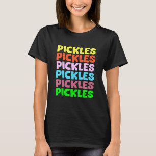 Camiseta Picles Vegetable Big Dill Para Vegetariano Vegano