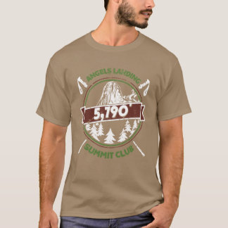 Camiseta Pico Angels Landing no Zion Utah clube de garota d