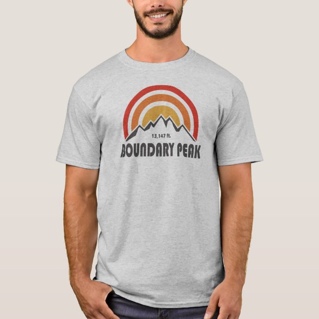 Camiseta Pico Boundary Nevada (Frente)