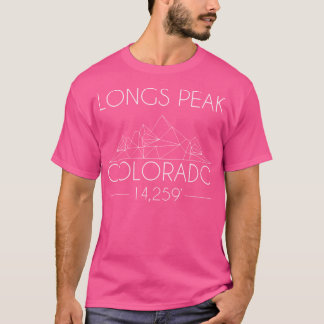 Camiseta Pico das Montanhas do Colorado ao ar livre do Hik