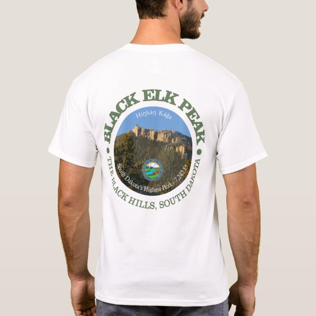Camiseta Pico de Elk Negro (Verso)