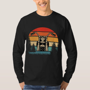 Camiseta Pico de motocicleta para duas rodas para sempre