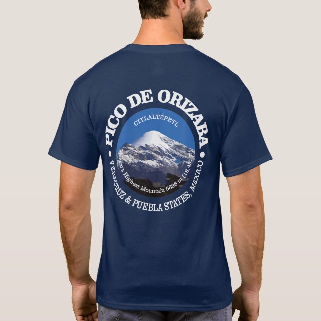 Camiseta Pico de Orizaba (Citaltepetl) (Verso)