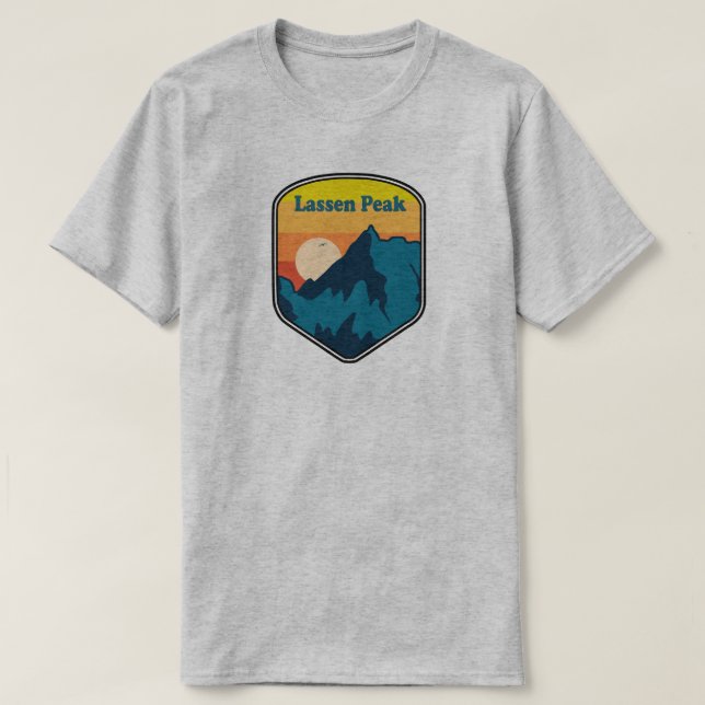Camiseta Pico Lassen Nascer do Sol Califórnia (Frente do Design)