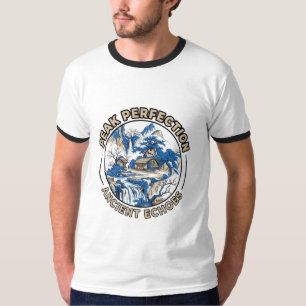 Camiseta Pico Perfeição Ecos Antigos Montanhas