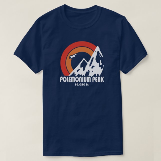 Camiseta Pico Polemonium Califórnia Sol Águia (Frente do Design)