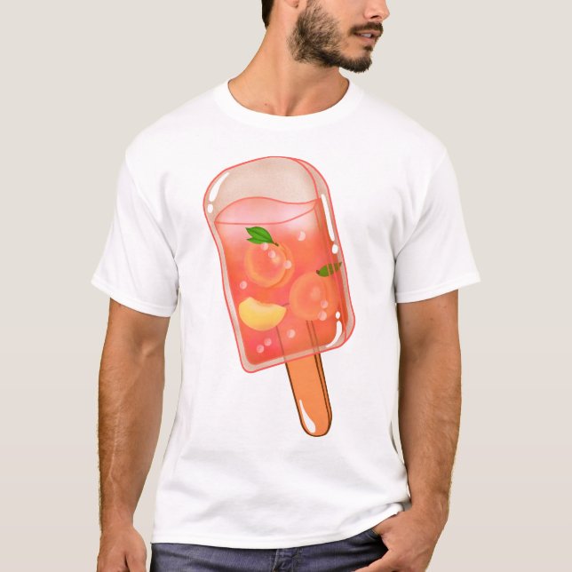 Camiseta Picolé de Pêssego Fresco (Frente)