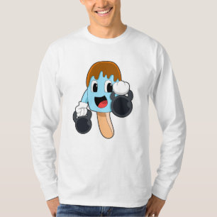 Camiseta Picolé em Fortaleza com Dumbbells