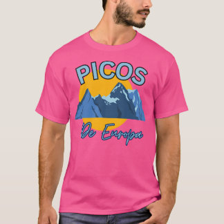 Camiseta Picos Amarelos De Europa Picos Da Montanha Da Euro
