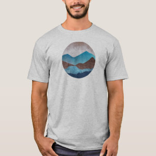 Camiseta Picos da Montanha Azul