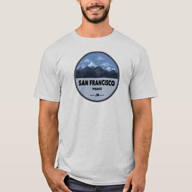 Camiseta Picos de San Francisco Arizona Camping (Frente)