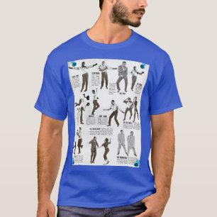 Camiseta Pictorial Instrucional de Dança Swing