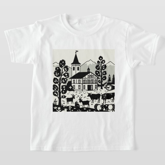Camiseta Picturesque mountain scenery (Postura )