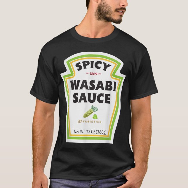 Camiseta Picy Wasabi Molce Rótulo do Frasco Co (Frente)
