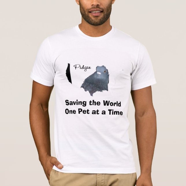 Camiseta Pidgie, o pombo (Frente)