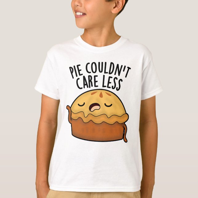 Camiseta Pie não se importava com menos Comida (Frente)