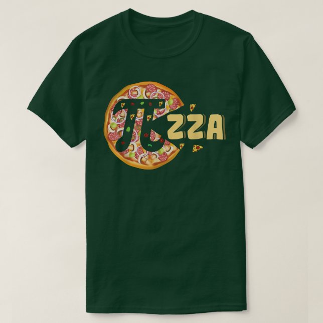 Camiseta Pie Pizza Lover Math Memory Nerd Pi Dia 1282280 (Frente do Design)