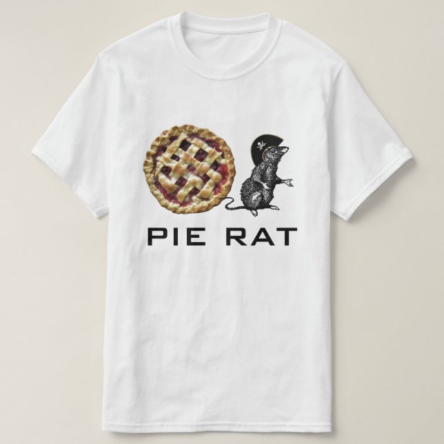 Camiseta Pie Rat Rhubarb Pie (Frente do Design)