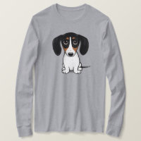 Camiseta Piebald Dachshund Cachorrinho