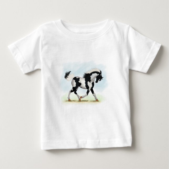 Camiseta Piebald Overo Pinto Horse (Frente)