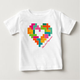 Camiseta Piece, Love & Polyominoes Toddler Shirt