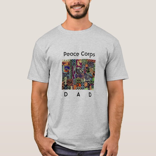 Camiseta Piecie-Piecie, corpo de paz, D     A     D (Frente)