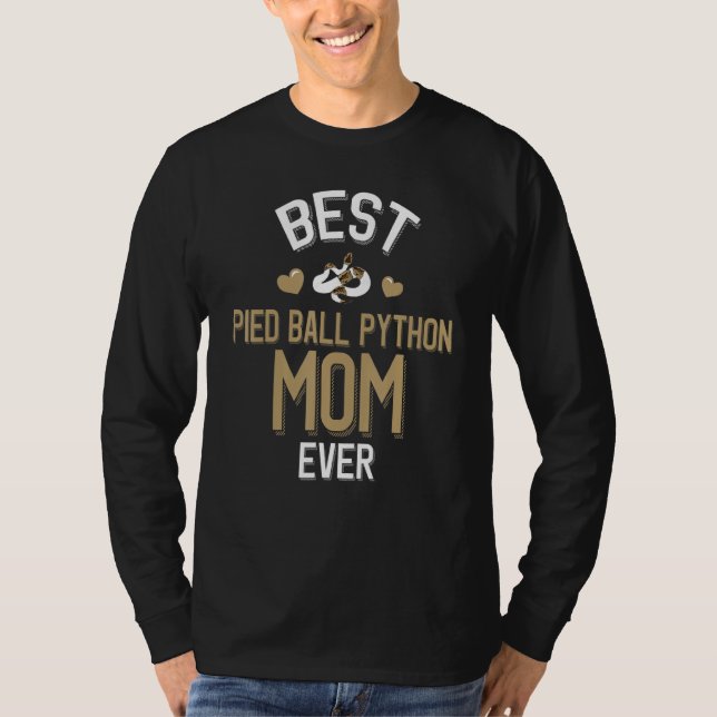 Camiseta Pied Ball Python Family Melhor Ball Pied Python Mã (Frente)