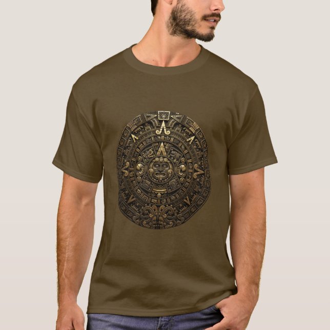 Camiseta Piedra del Sol Azteca (Frente)