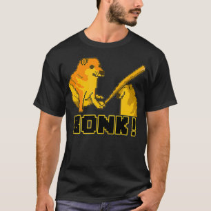 Camiseta Piel Art Cheems Bonk Meme