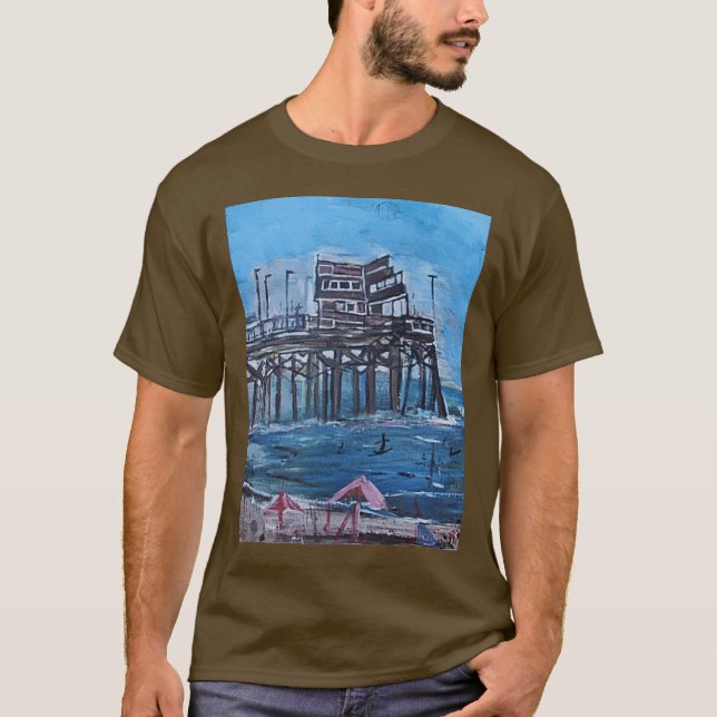 CAMISETA PIER DE NEWPORT BEACH (Frente)