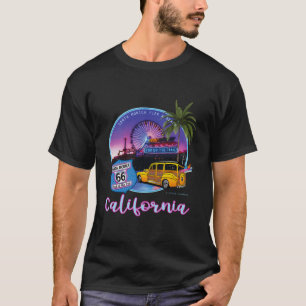 Camiseta Píer de Santa Mônica Califórnia 66 Fim do Caminho