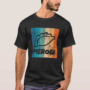 Camiseta Pierogi Cozinha Polonesa Retro Bolinhos Polônia Pr