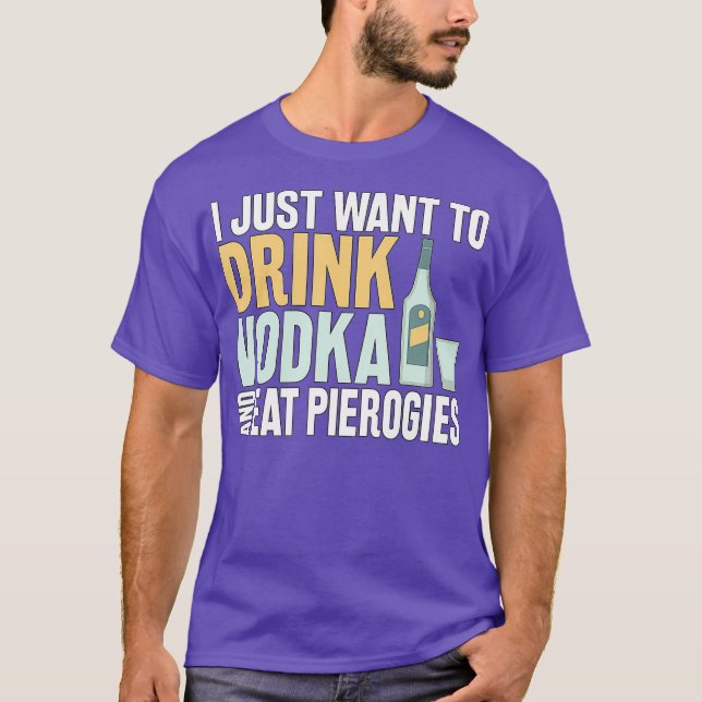 Camiseta Pierogi Design para Pessoas poloneses (Frente)