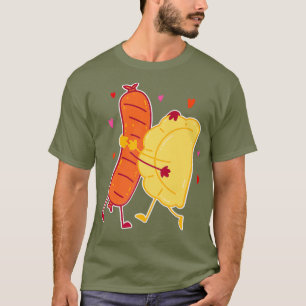 Camiseta Pierogi E Kielbasa Comida Polonesa I Comida Engra